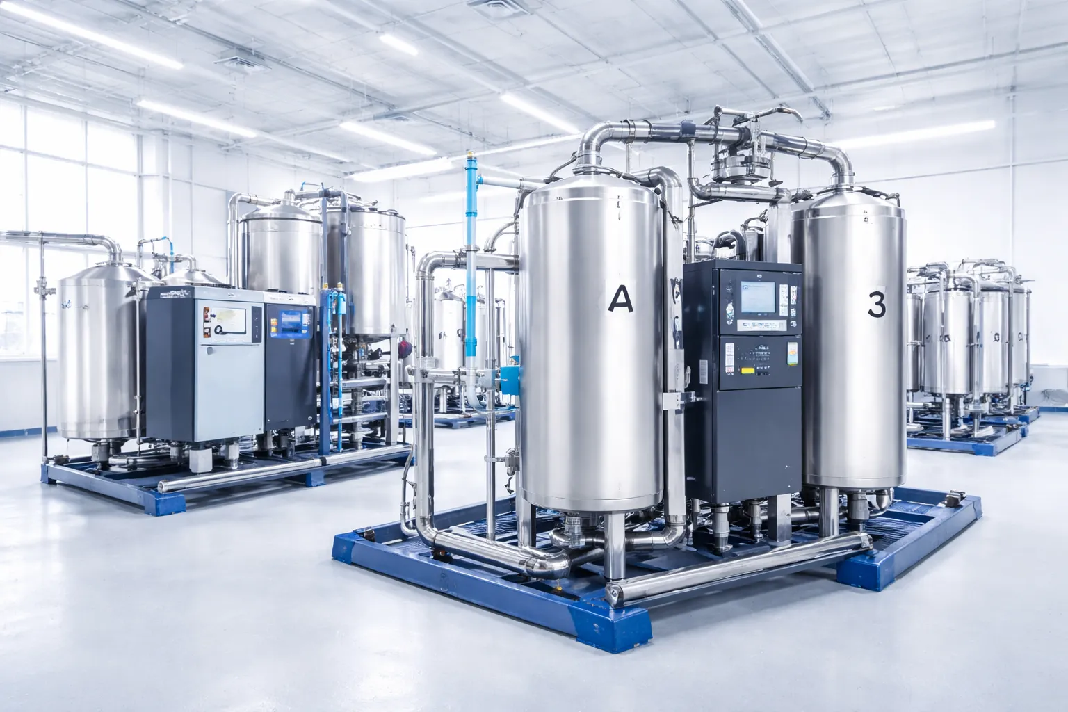 compressed air gas drying