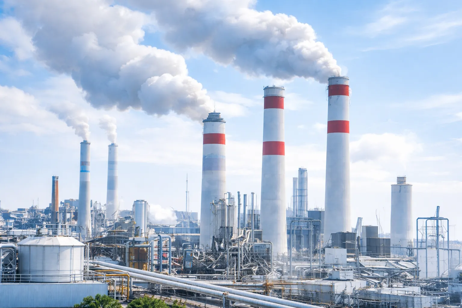 flue gas industrial emissions treatment