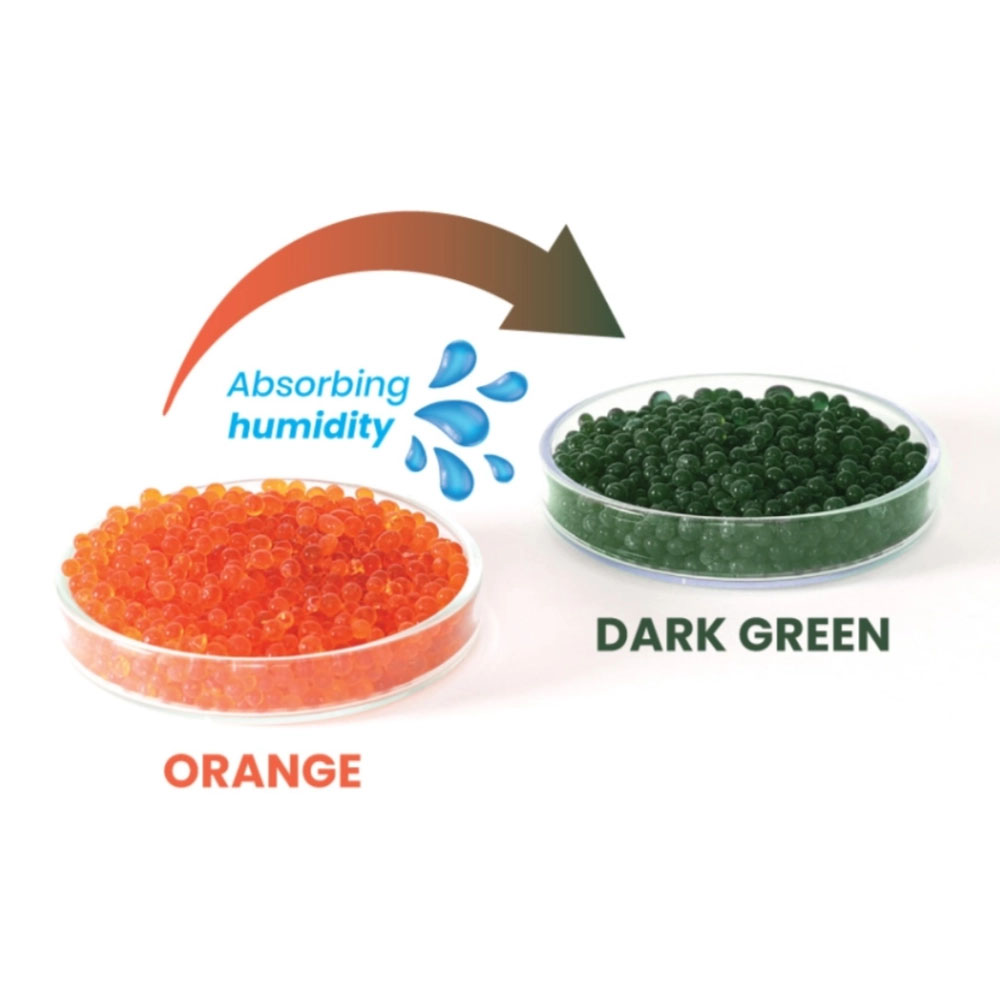 orange silica gel beads 750g bottle 2 5mm