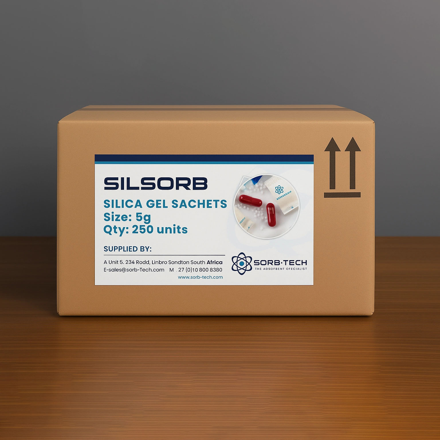 silica gel sachets mini box 50 g x 250