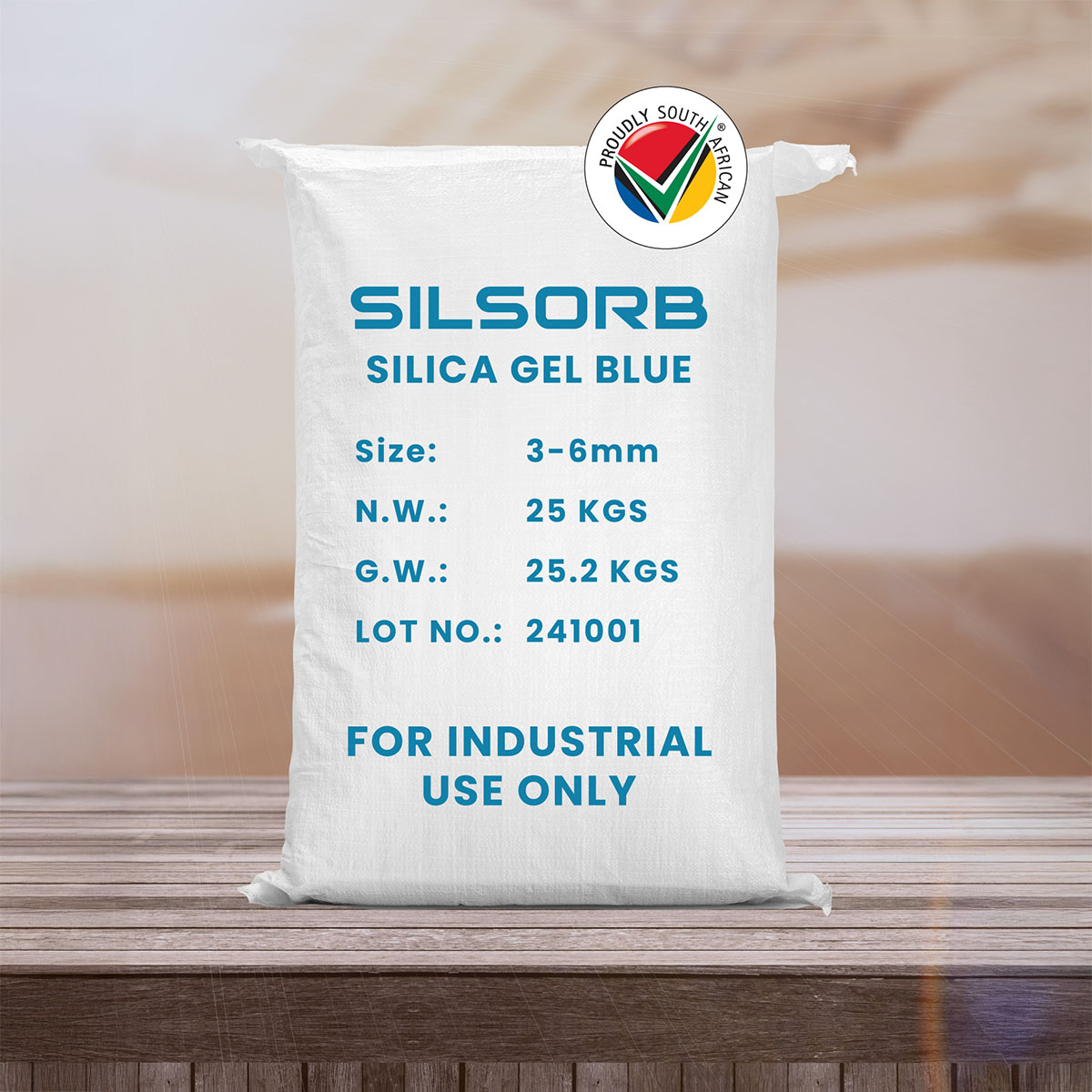 blue silica gel beads 25kg bag 2 5mm