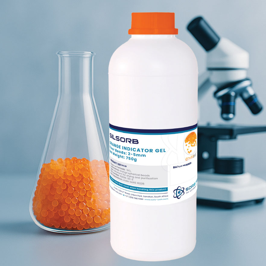 orange silica gel beads 750g bottle 2 5mm