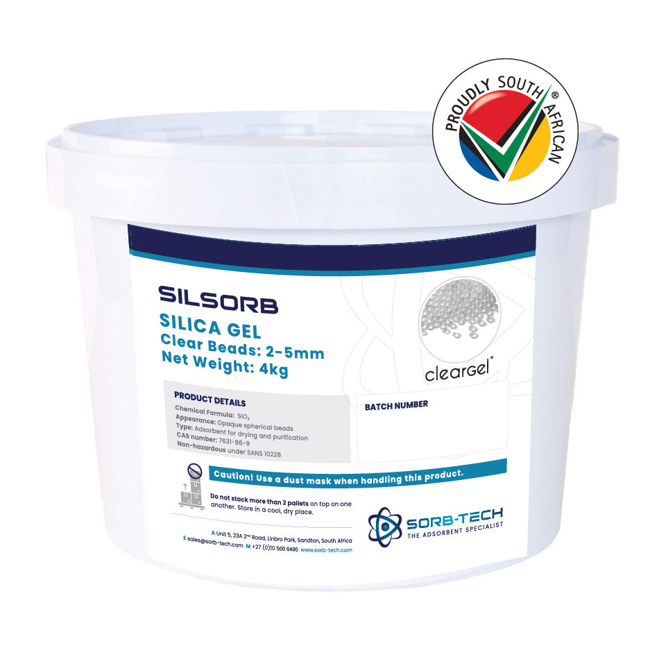 clear silica gel beads 4 kg bucket 2 5 mm